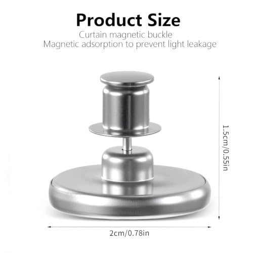 CURTAIN MAGNETS SILVER ROUND STRONG FOR TABLECLOTHS 24 PIECES metal Manufacturer code Nieoznaczona