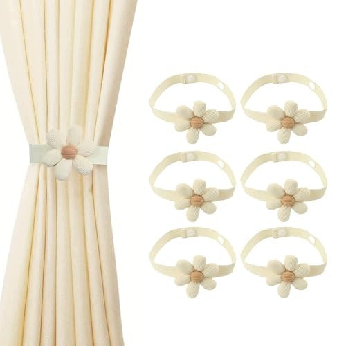 CURTAIN UPHOLSTERERS FLORAL DECORATIVE POLYESTER SET OF 6 PIECES for children Brand no brand