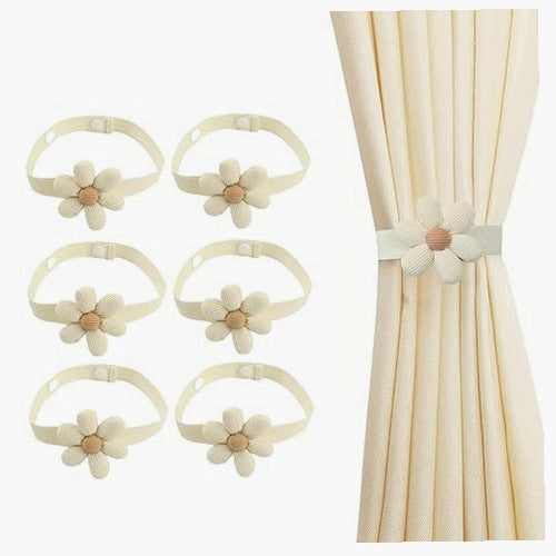 CURTAIN UPHOLSTERERS FLORAL DECORATIVE POLYESTER SET OF 6 PIECES for children