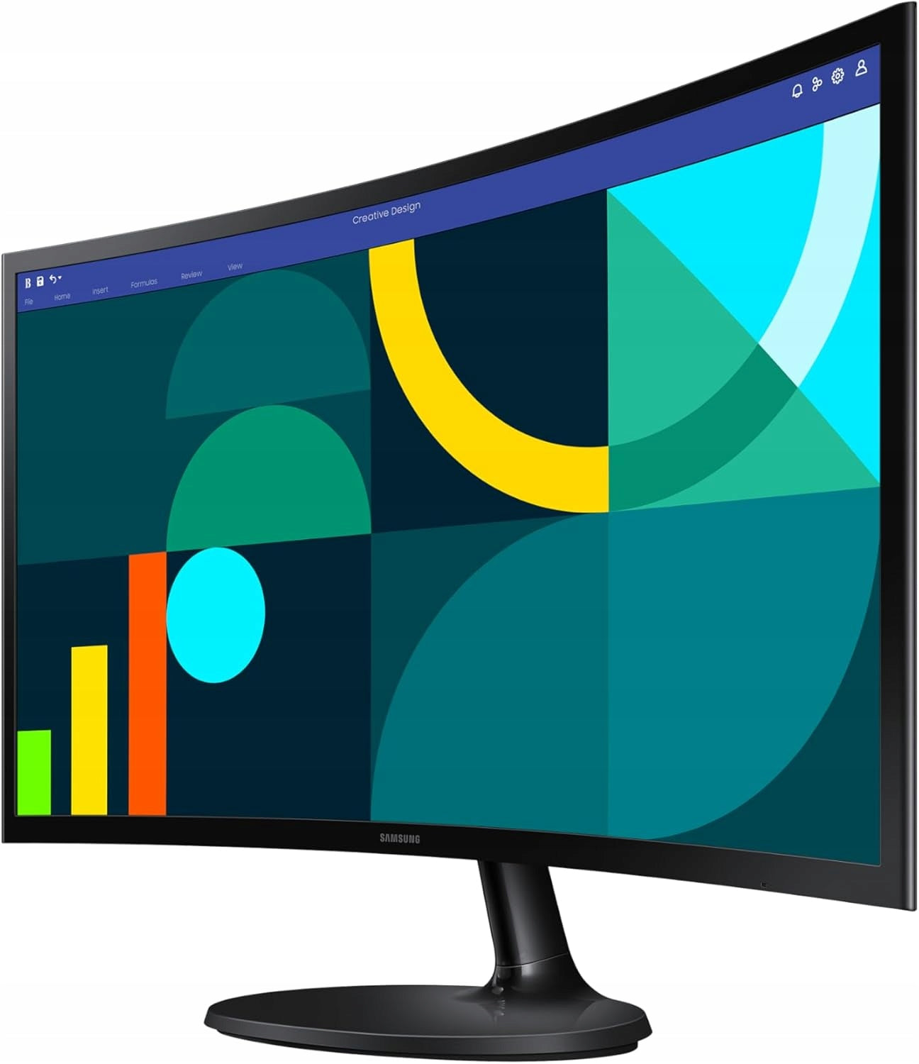 CURVED MONITOR SAMSUNG GAMING 24 INCH 100Hz FULL HD HDMI Manufacturer code LC24F396FHUXEN