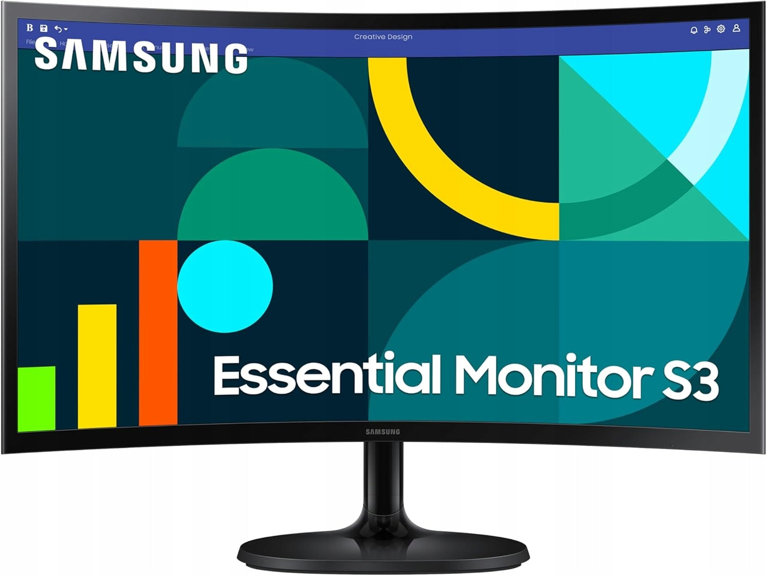 CURVED MONITOR SAMSUNG GAMING 24 INCH 100Hz FULL HD HDMI Packaging status original