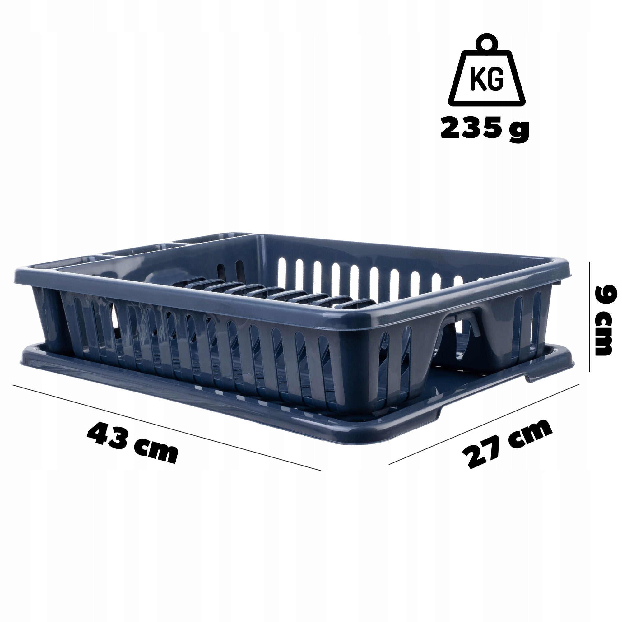 CURVER DRYER DISH DRAINER ONE-LEVEL Color blue