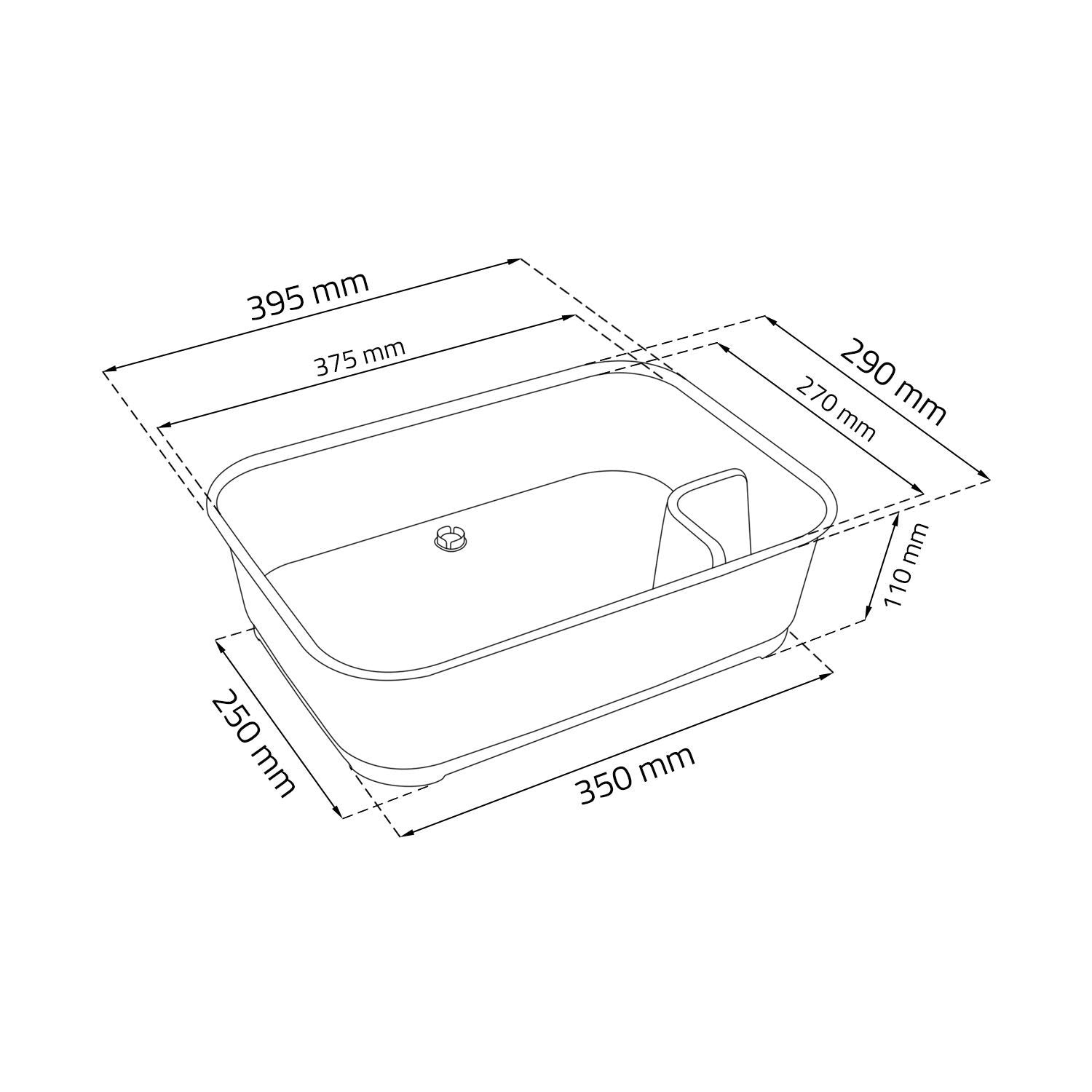 CURVER RECTANGULAR DISH DRYER WHITE Brand Curver