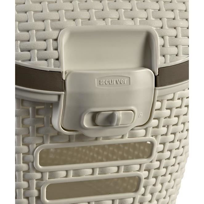 CURVER cream-colored pet transporter Build type for hand carrying