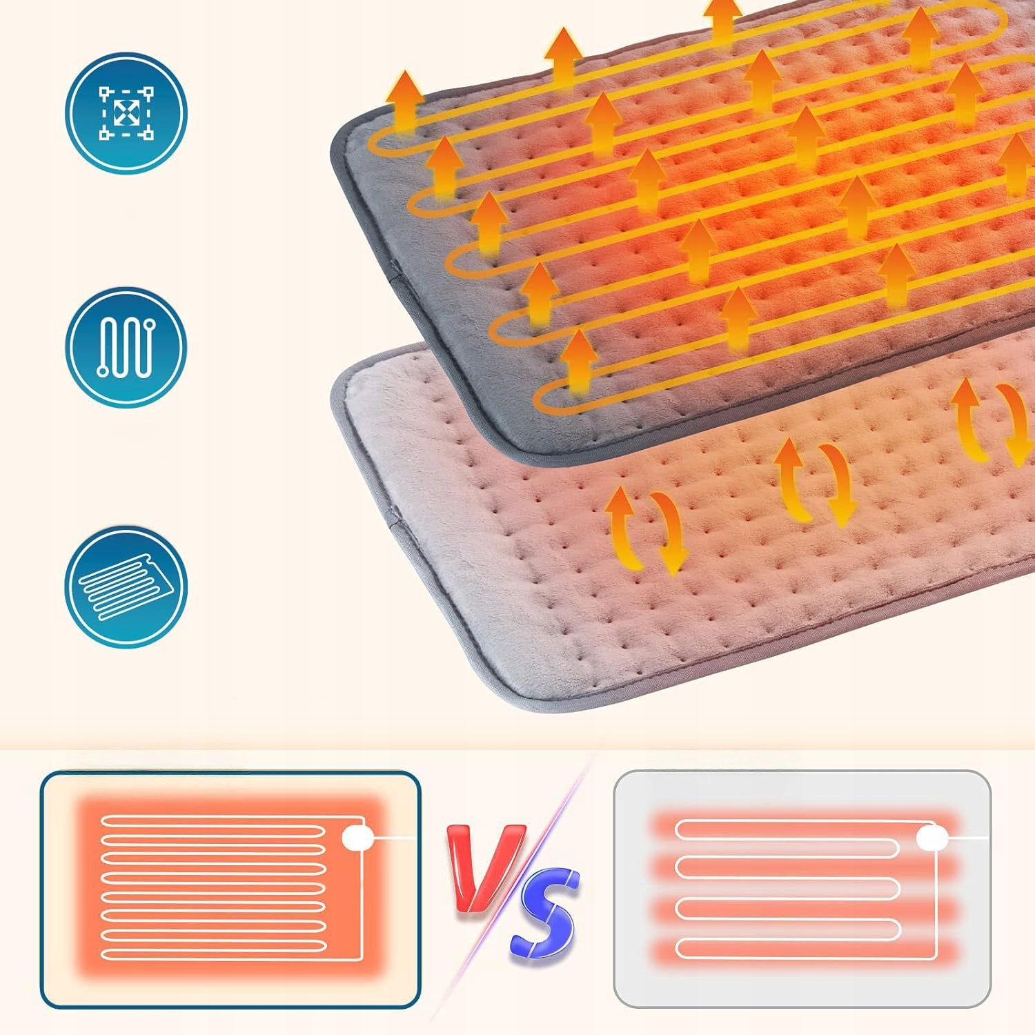 CUSHION ELECTRIC HEATING MAT HOT WATER BOTTLE FOR BACK JOINTS MUSCLES BELT Packaging status original