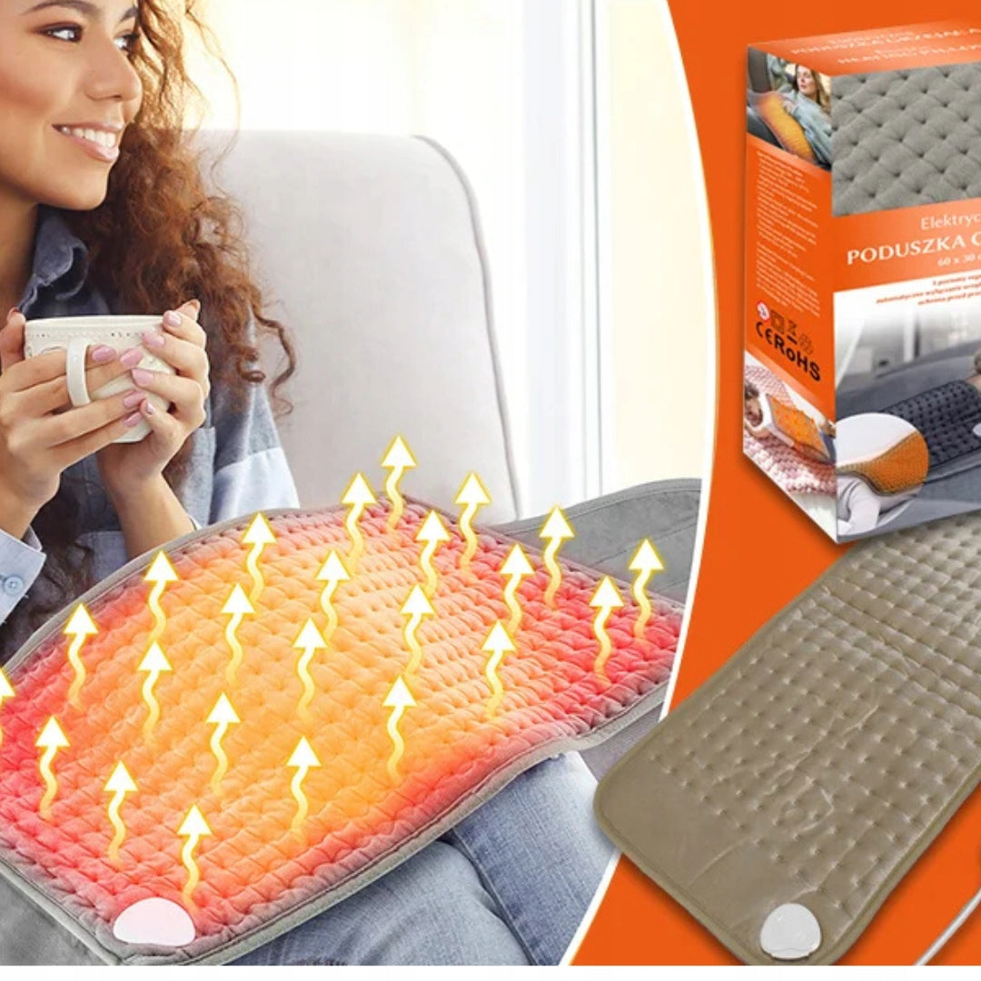 CUSHION HEATING MAT ELECTRIC SOFT 3 HEATING MODES WITH TIMER BEIGE EAN (GTIN) 5907100601579