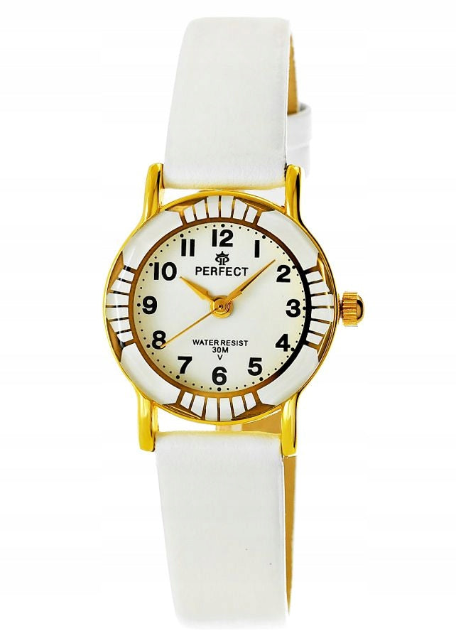 CUTE CHILDREN'S WATCH - WHITE WITH A DELICATE PATTERN ON THE ENVELOPE Brand Perfect