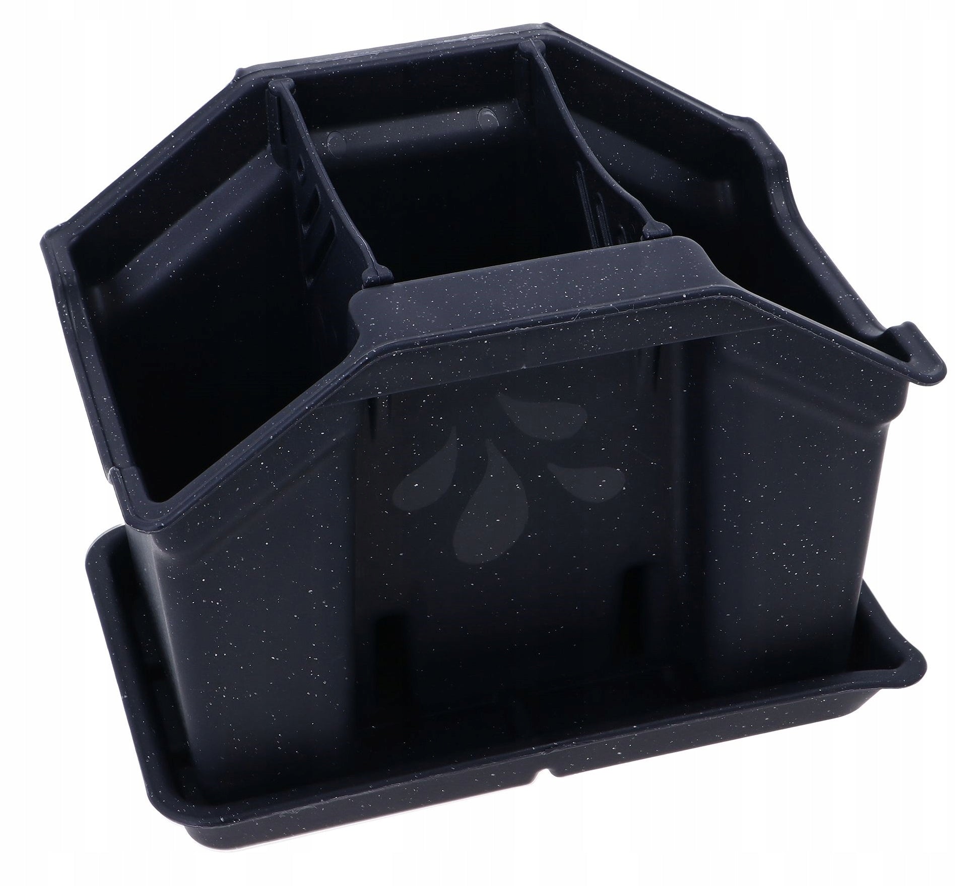 CUTLERY DRAINER 3 Chambers BLACK Dryer Kitchen Organizer EAN (GTIN) 5907631702660