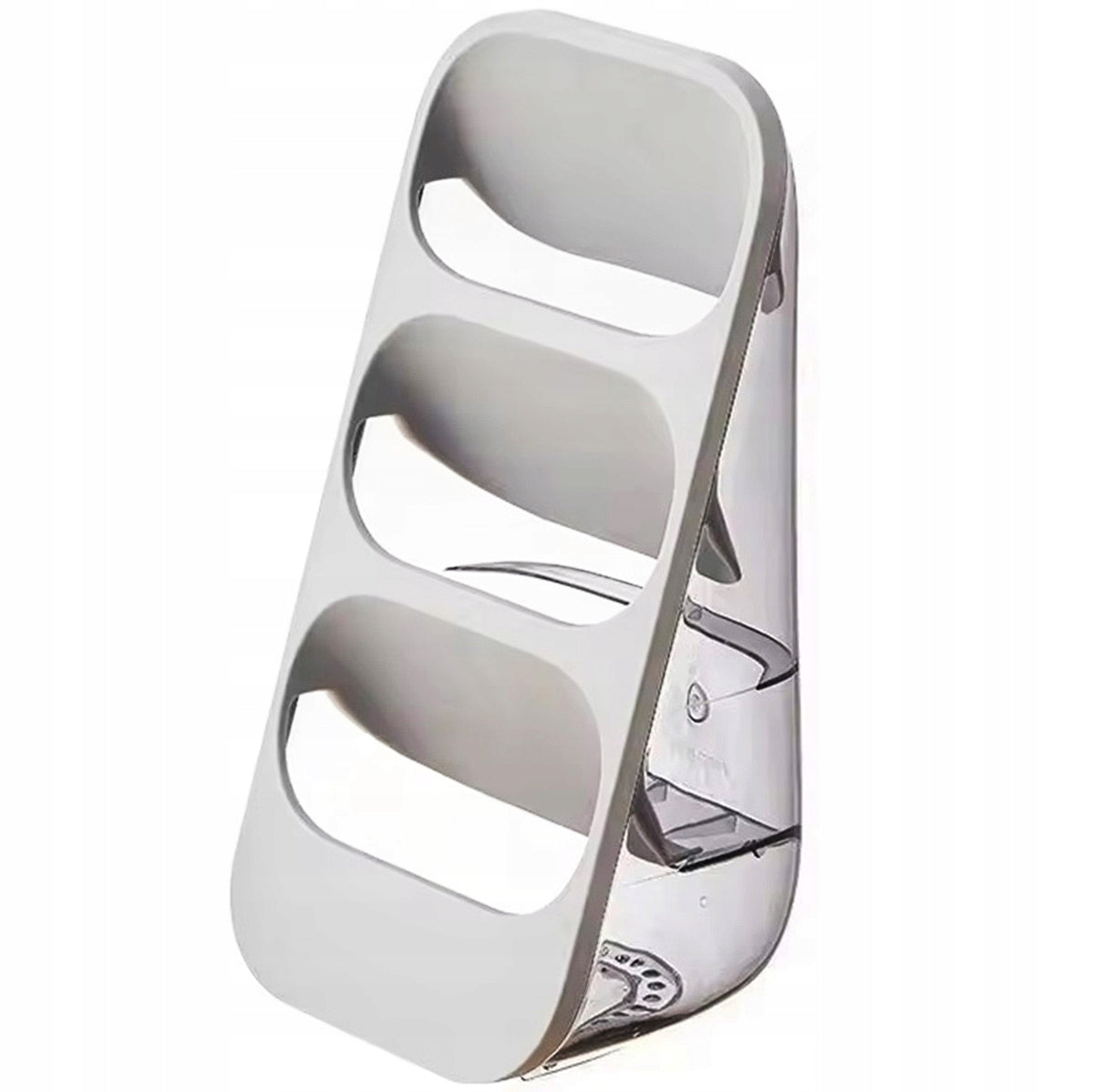 CUTLERY DRAINER 3 SHELVES GREY KITCHEN STANDING CONTAINER Packaging status original