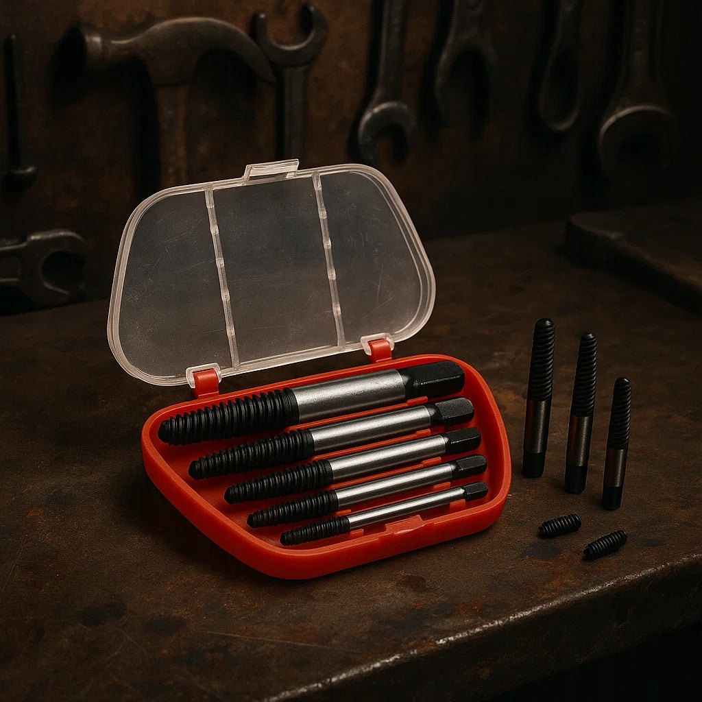 CUTTERS FOR BROKEN SCREWS repairing threads of broken pin sockets 5 el. Packaging status original