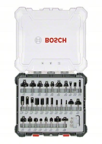 CUTTERS SET 30 PCS. HANDLE 6MM Brand Bosch