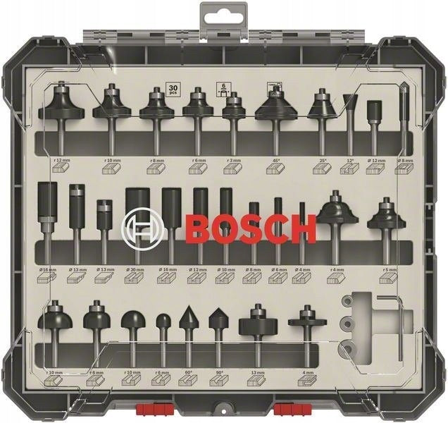 CUTTERS SET 30 PCS. HANDLE 6MM Manufacturer code 2607017474