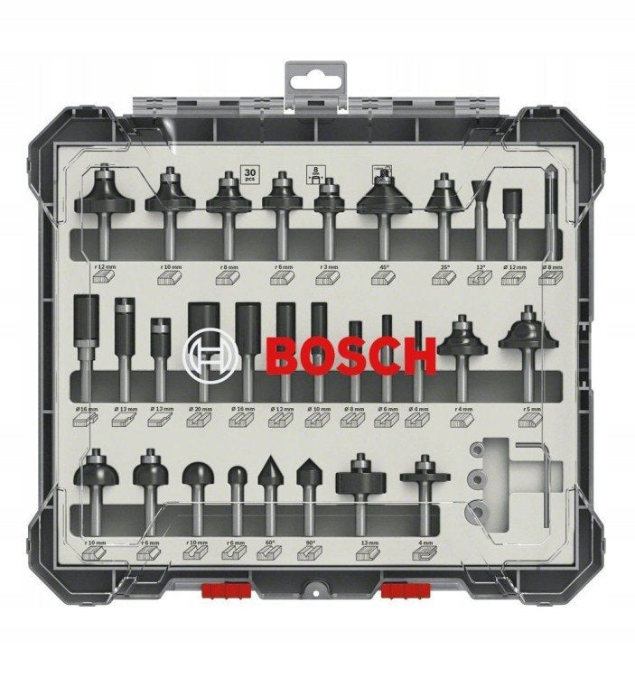CUTTERS SET 30 PCS. HANDLE 6MM