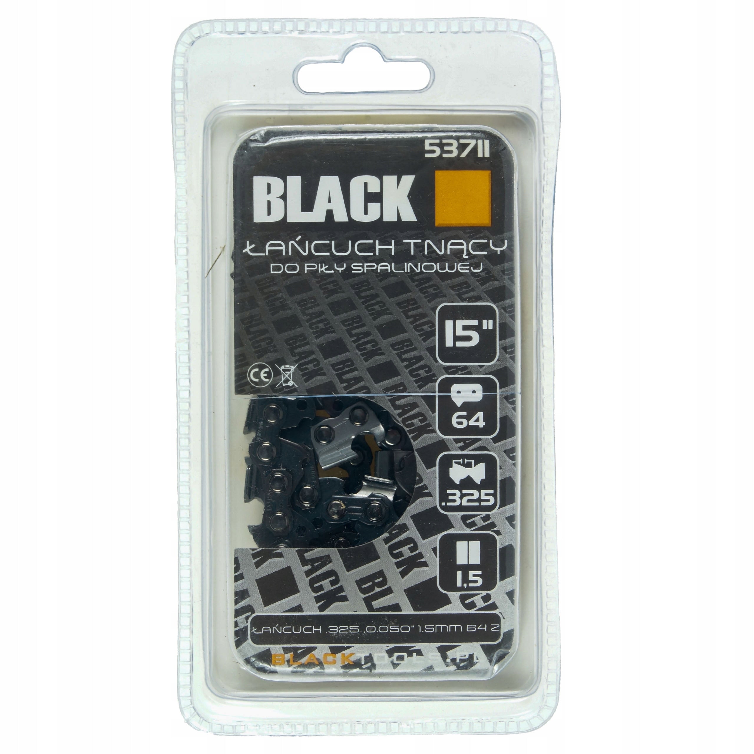 CUTTING CHAIN 16" 45CM 3/8" 1,3MM 54 LINKS BLACK FOR COMBUSTION SAW Manufacturer code 53712