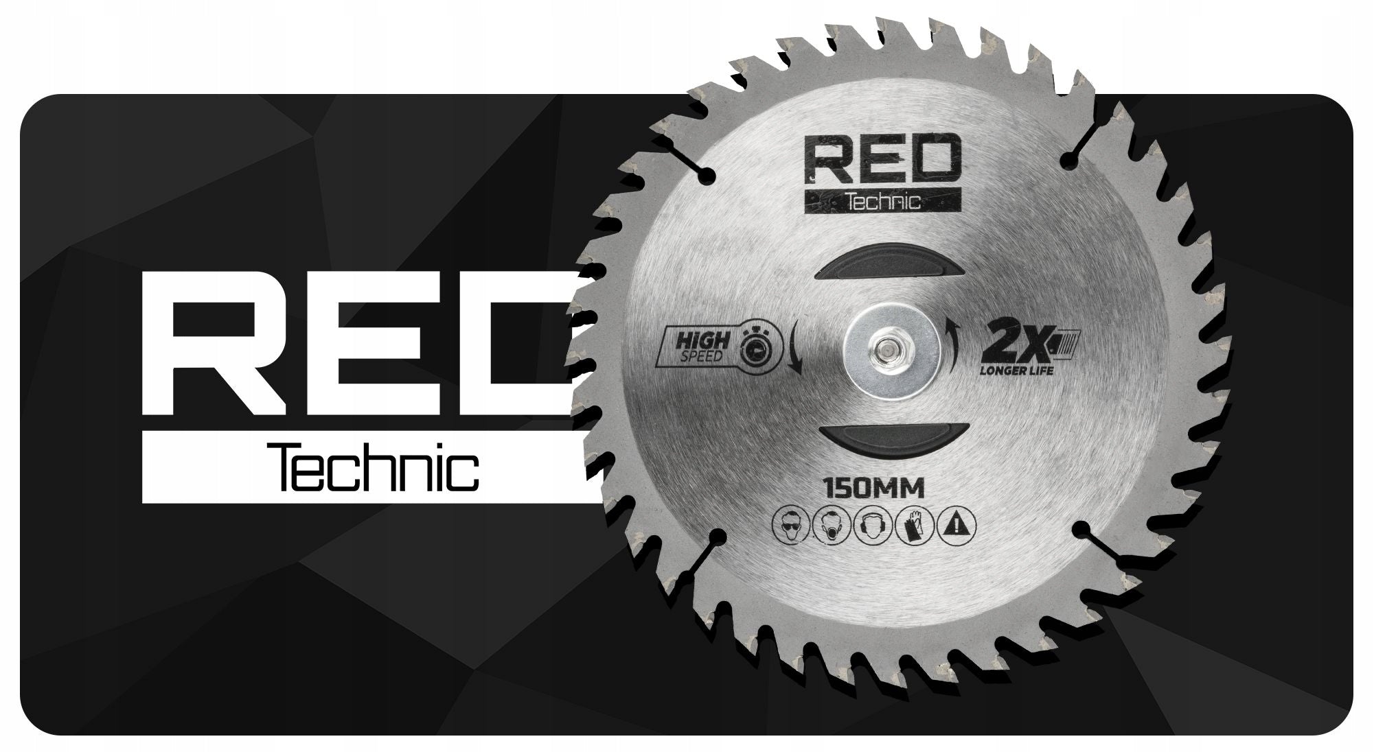 CUTTING DISC FOR TRIMMER RED TECHNIC 150 MM Packaging status original