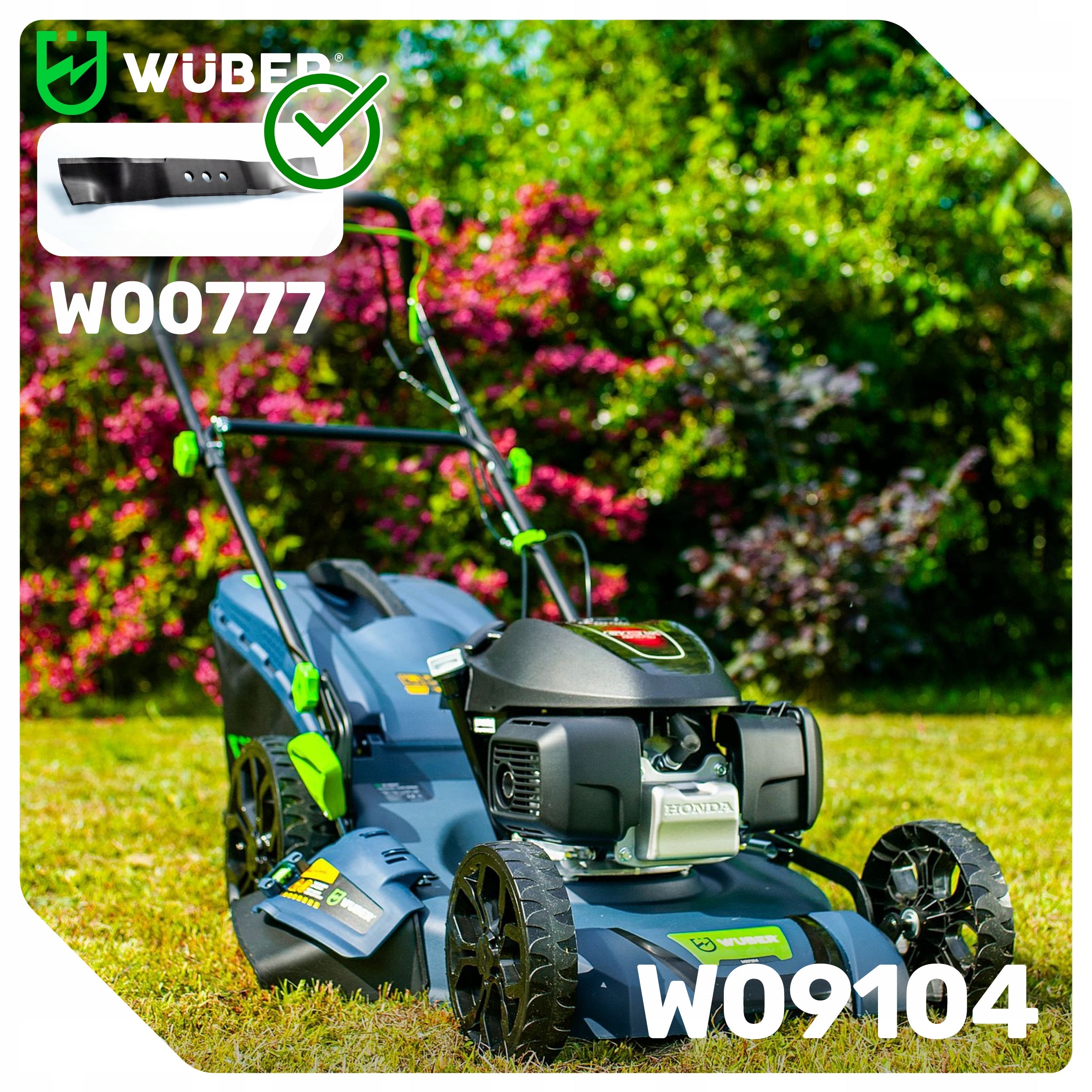 CUTTING KNIFE FOR COMBUSTION MOWER 51CM RIGHT-HANDED BLADE 510MM WUBER STRONG Product weight with unit packaging 0.76 kg