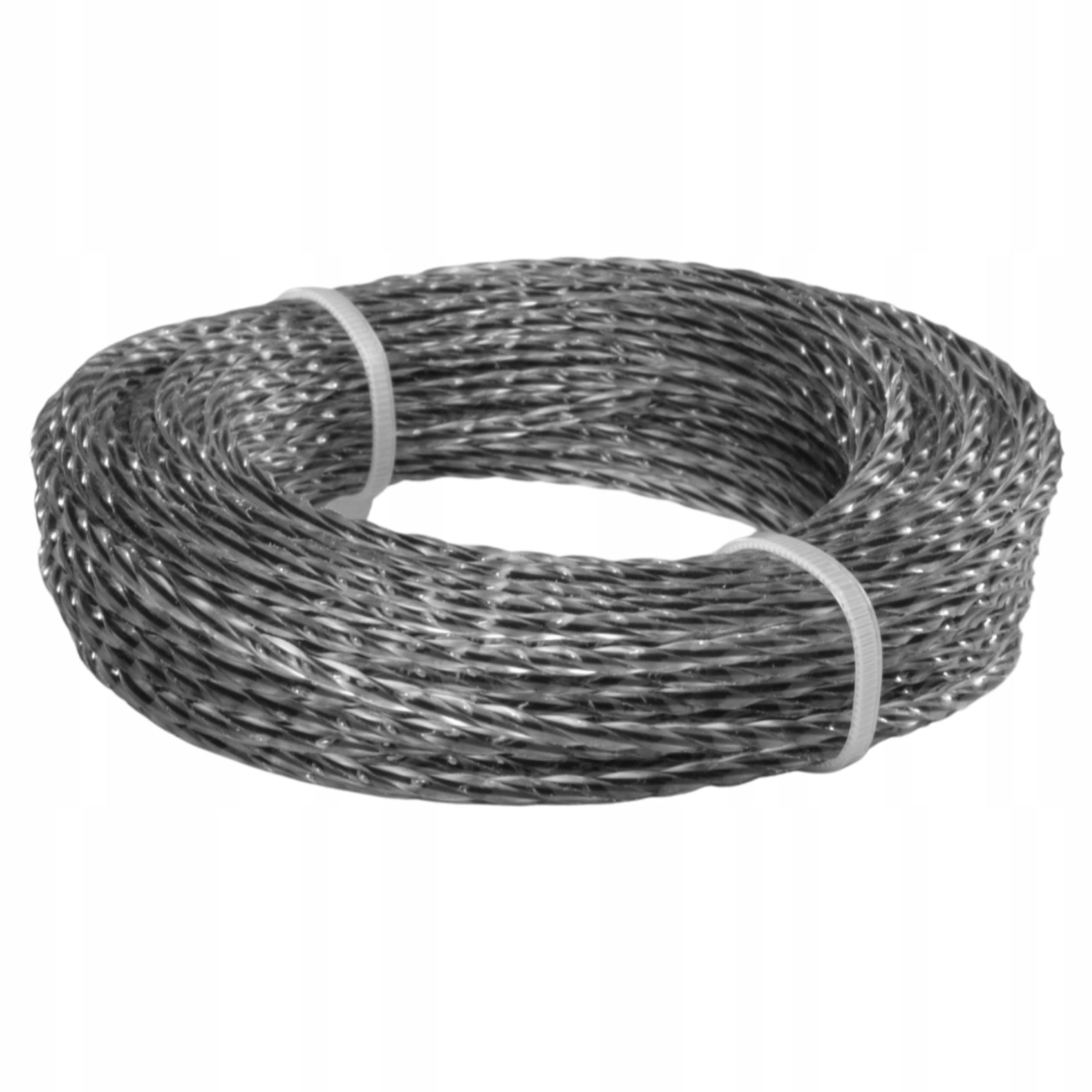 CUTTING LINE FOR CORRUGATED SCYTHE 2,4 MM REINFORCED WITH WIRE 15M STRONG BLACK Packaging status original
