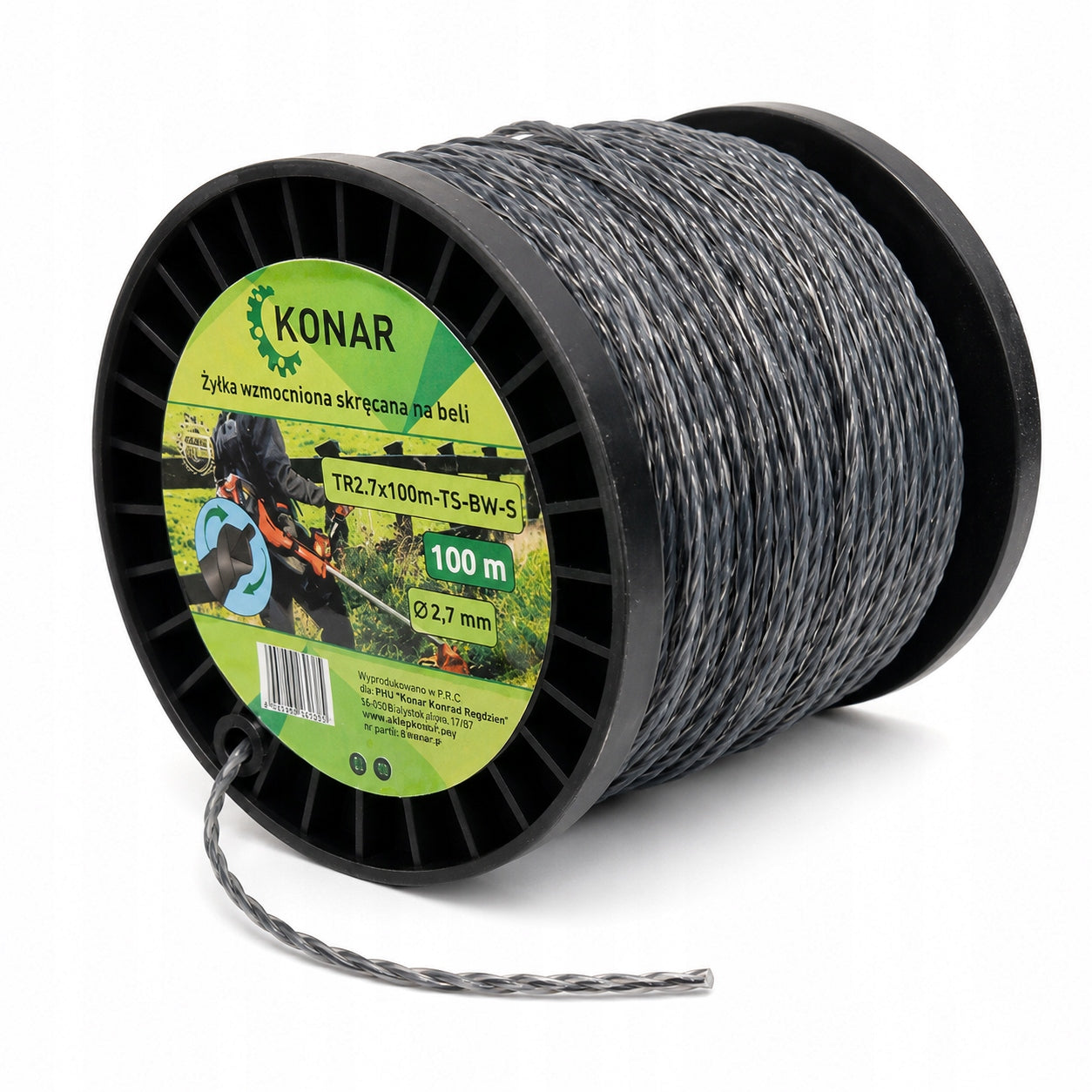 CUTTING LINE FOR SCYTHE 2,7mm 100m REINFORCED TWISTED KONAR Kind other