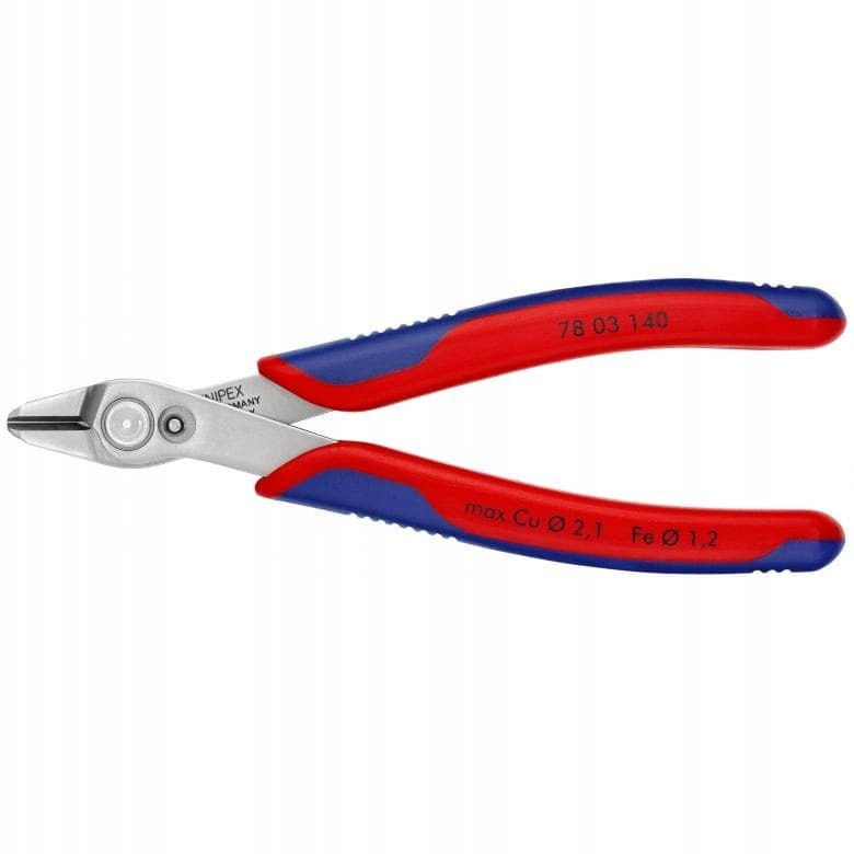 CUTTING PLIERS 140MM ELECTRONIC SUPER KNIPS XL 78 03 140 KNIPEX Brand Knipex