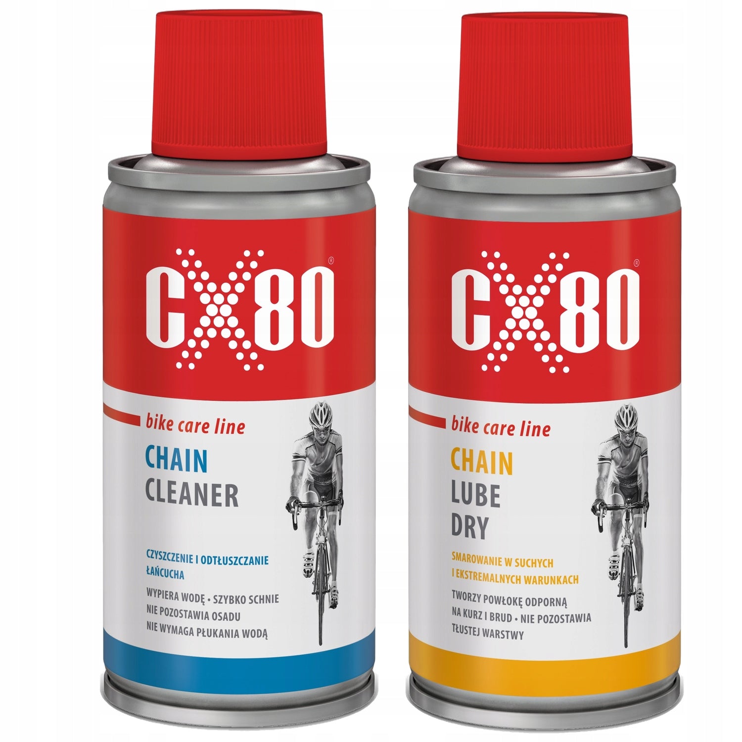 CX80 BIKE Bike Cleaner Chain + LUBE DRY Dry Grease
