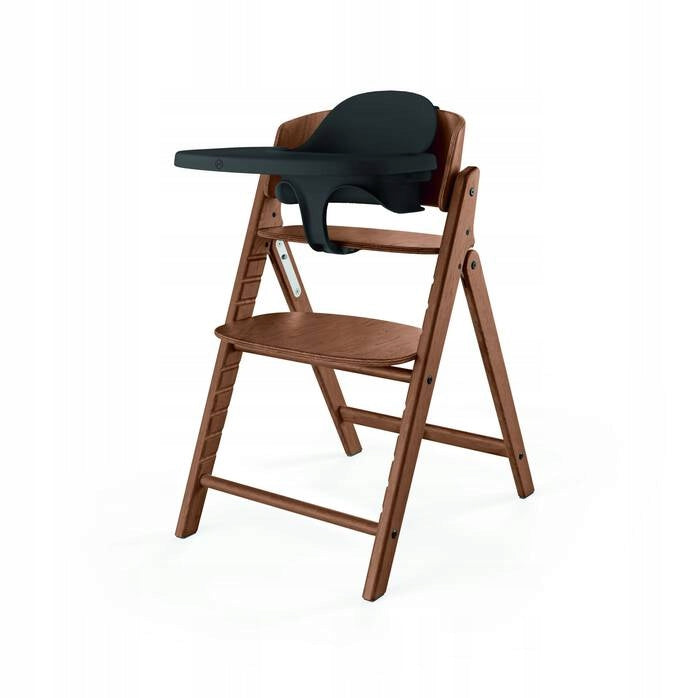 CYBEX Click & Fold Wooden High Chair 3in1 All Natural Dark