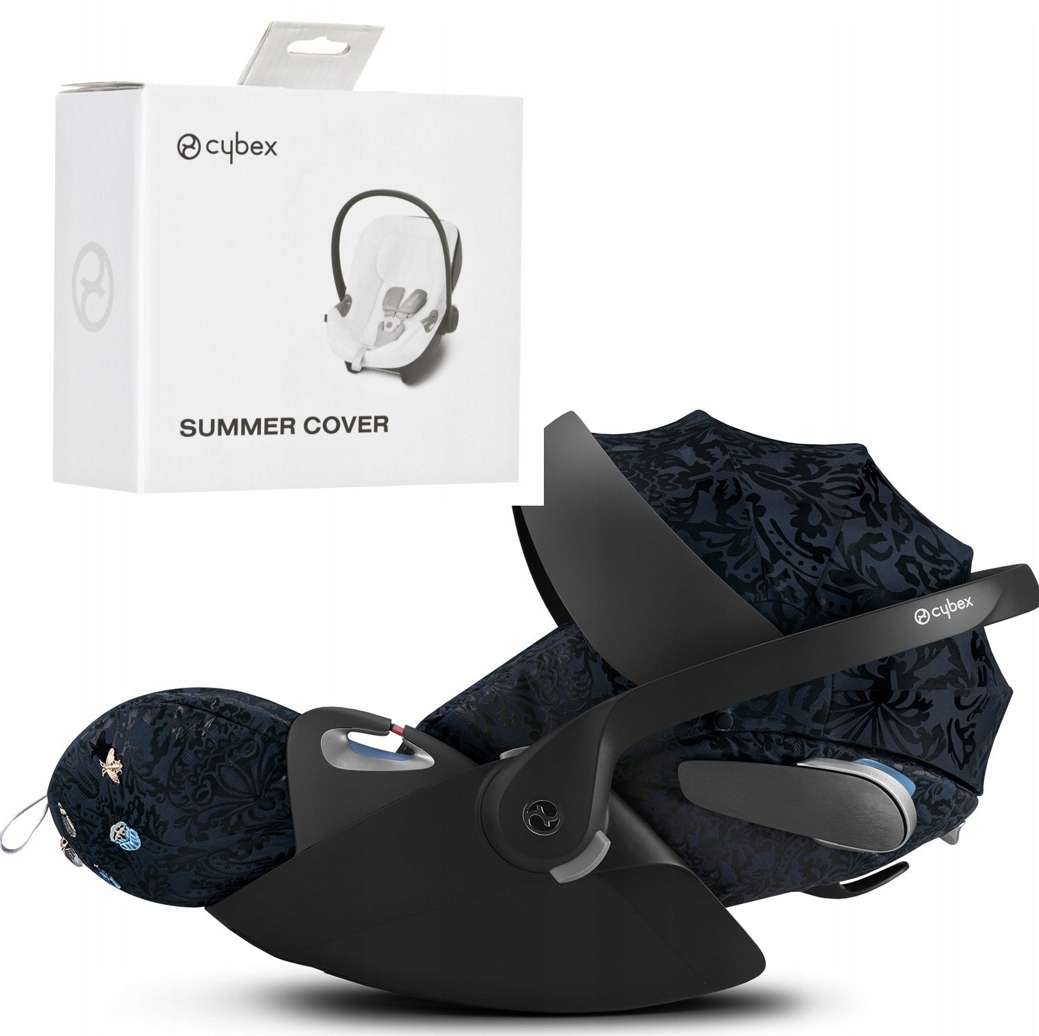 CYBEX Cloud Z I-size 0-13 kg Jewels of Nature (Worms), Navy