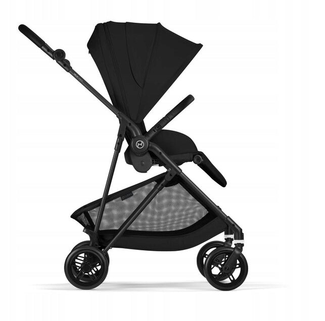 CYBEX MELIO CARBON LIGHTWEIGHT STROLLER FRONT-BACK FOR BABY BASKET 5 KG Color black
