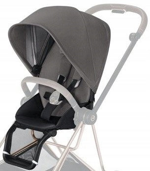 CYBEX Mios 2.0 Lux Seat Upholstery (Eco Satin) Manhattan Grey