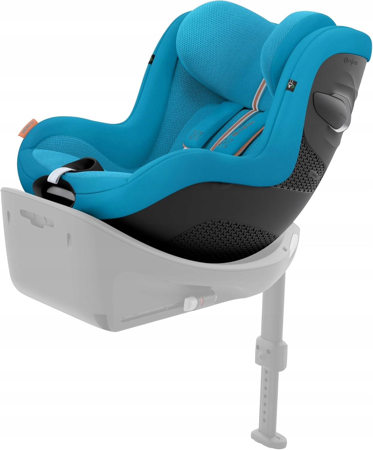 CYBEX SIRONA G I-SIZE PLUS BEACH BLUE SWIVEL CAR SEAT 0-18 KG