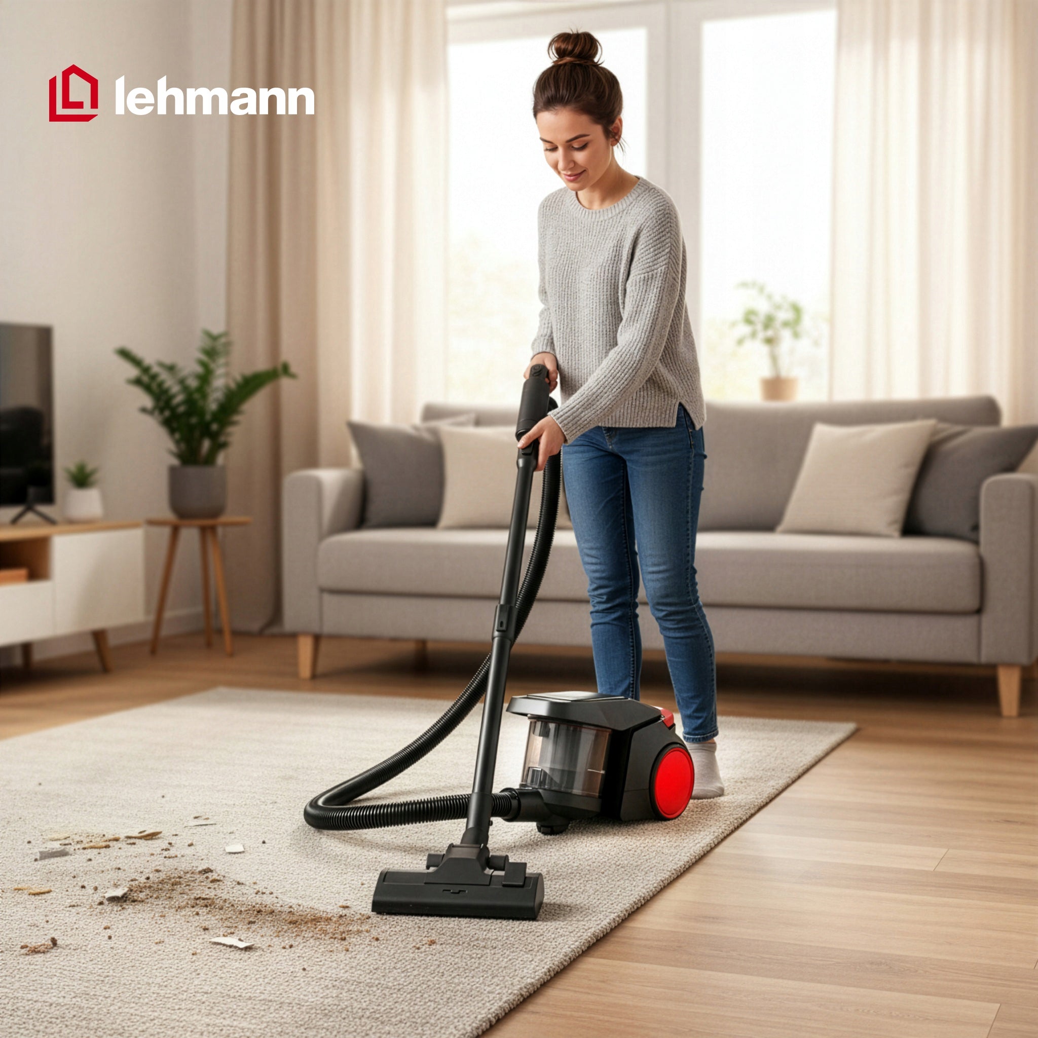 CYCLONE VACUUM CLEANER LEHMANN BAGLESS TURBO BRUSH NEW MODEL PILOT HEPA Packaging status original
