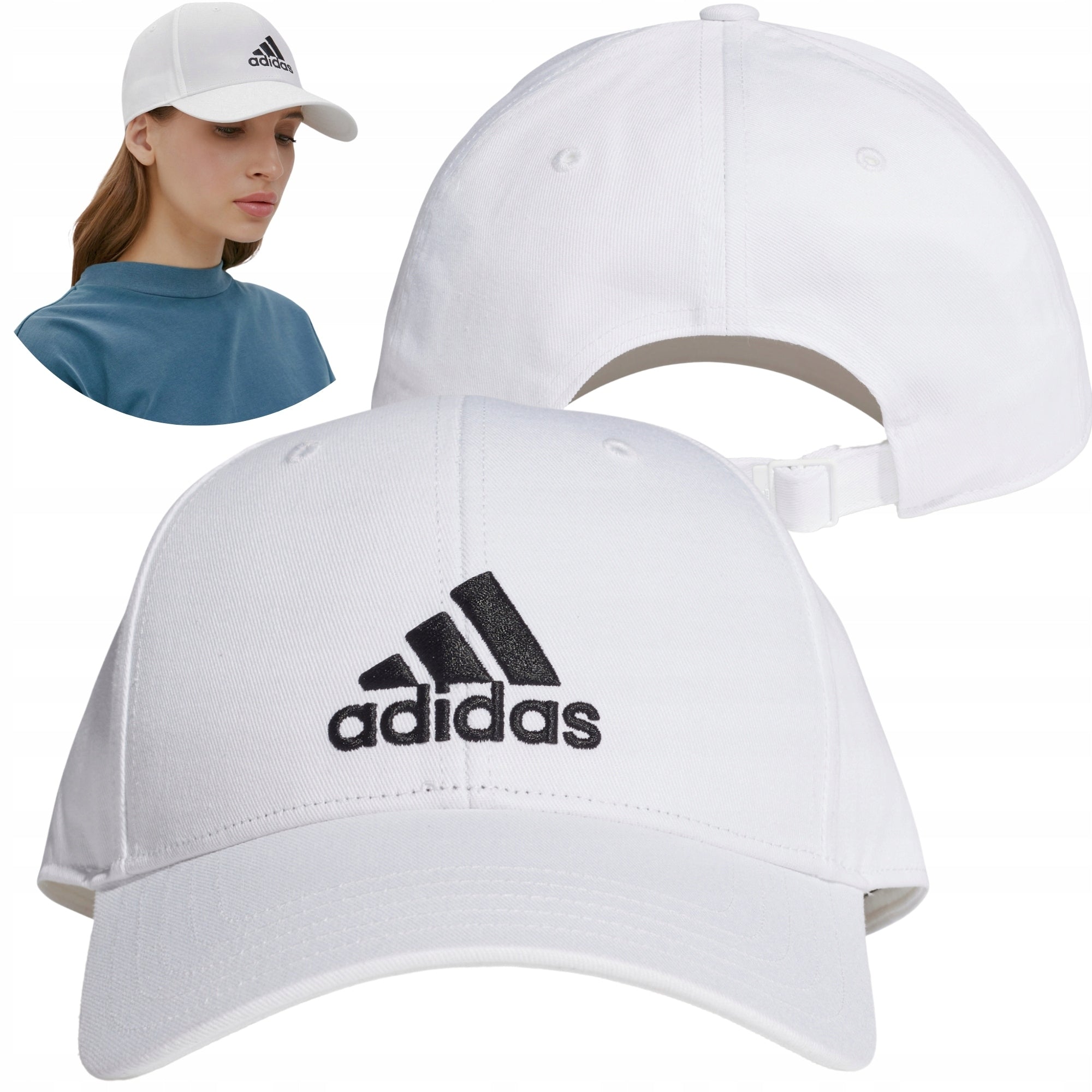 Hut für Damen Adidas Classic, weiß 