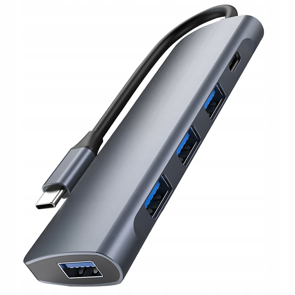 CZARNY USB TYPE-C HUB Z USB3.0 I STACJĄ DOKUJĄCĄ DO LAPTOPA Manufacturer code 8170093