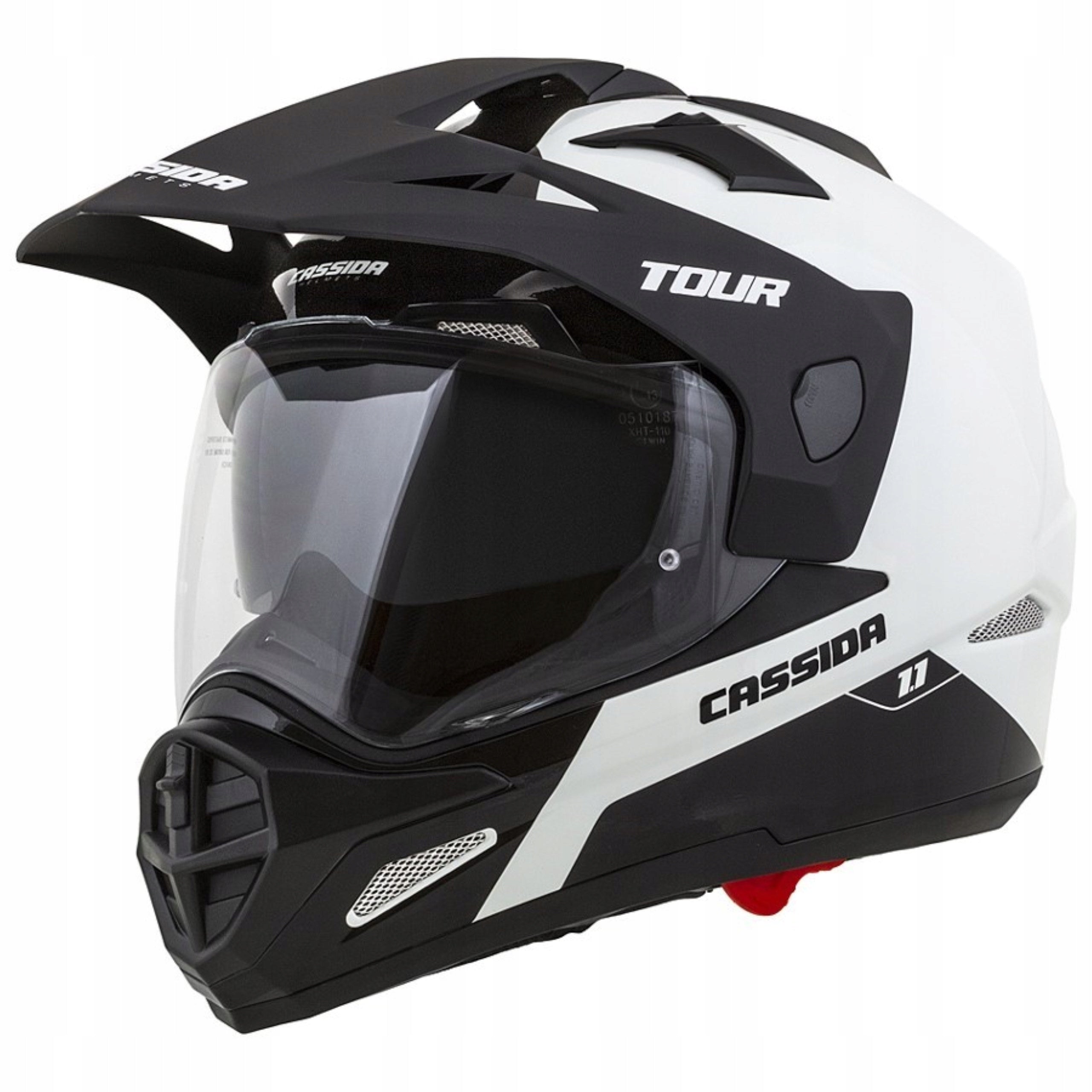 CZECH CASSIDA TOUR CROSS DUAL XS MOTORCYCLE HELMET