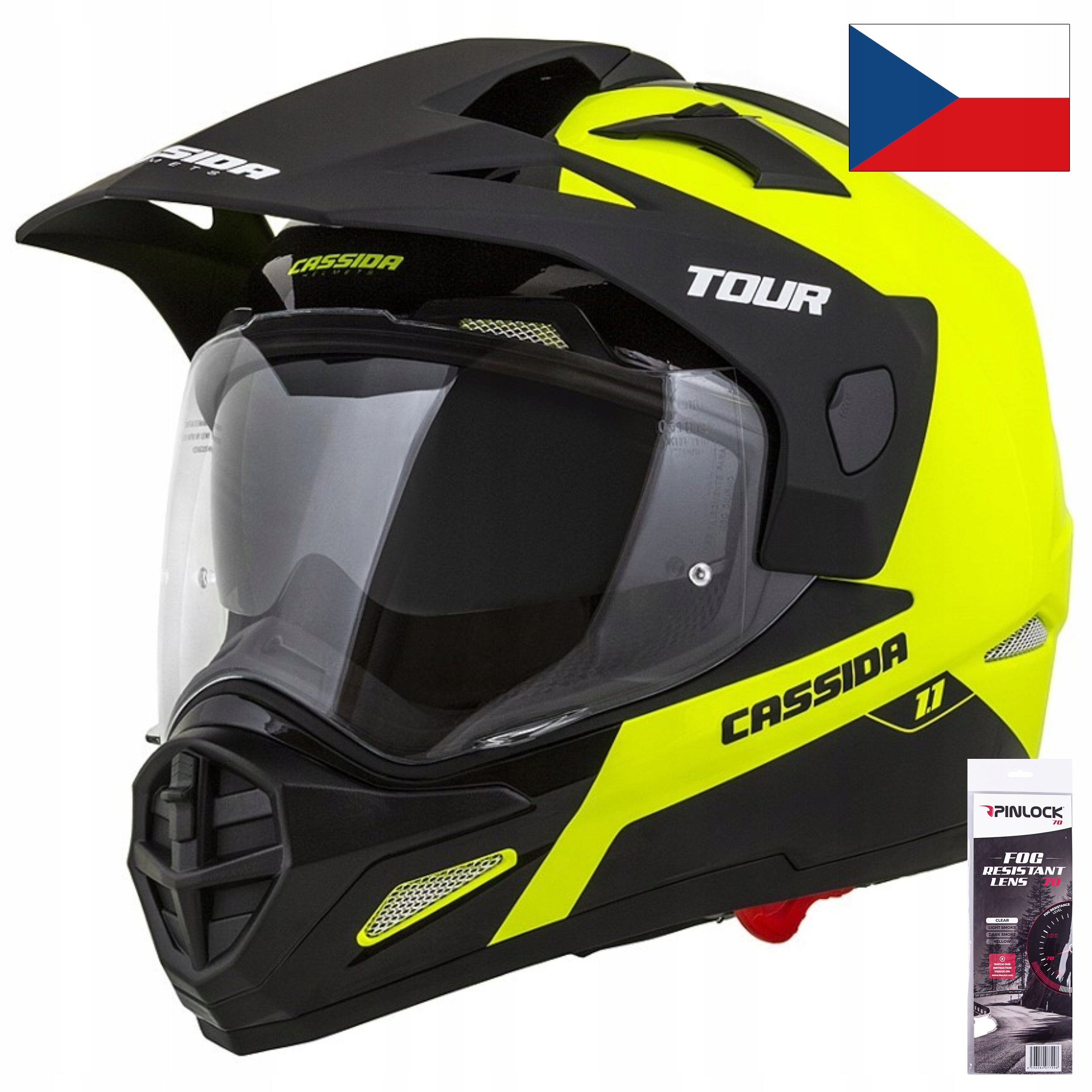 CZECH CASSIDA TOUR MOTORCYCLE HELMET CROSS DUAL M Manufacturer Cassida