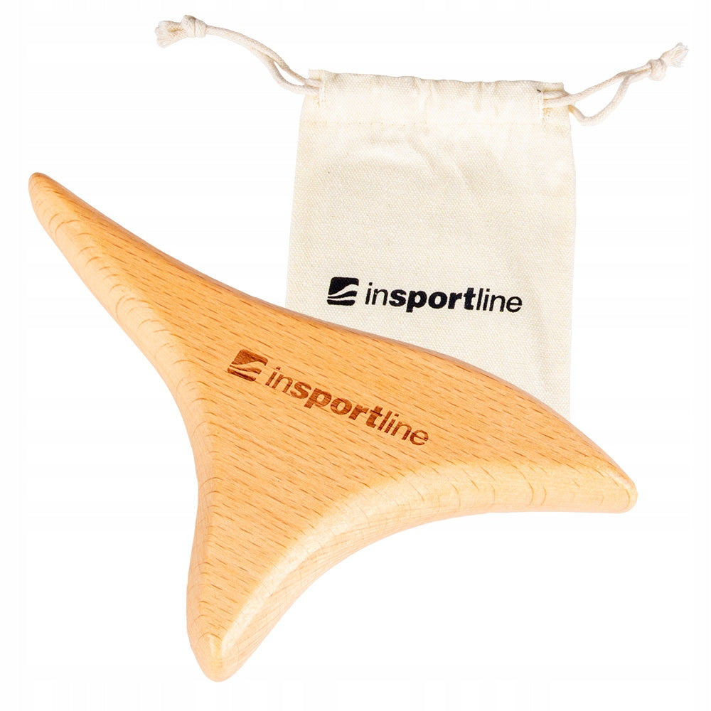 CZECH ERGONOMIC MASSAGE PADDLE INSPORTLINE Color brown