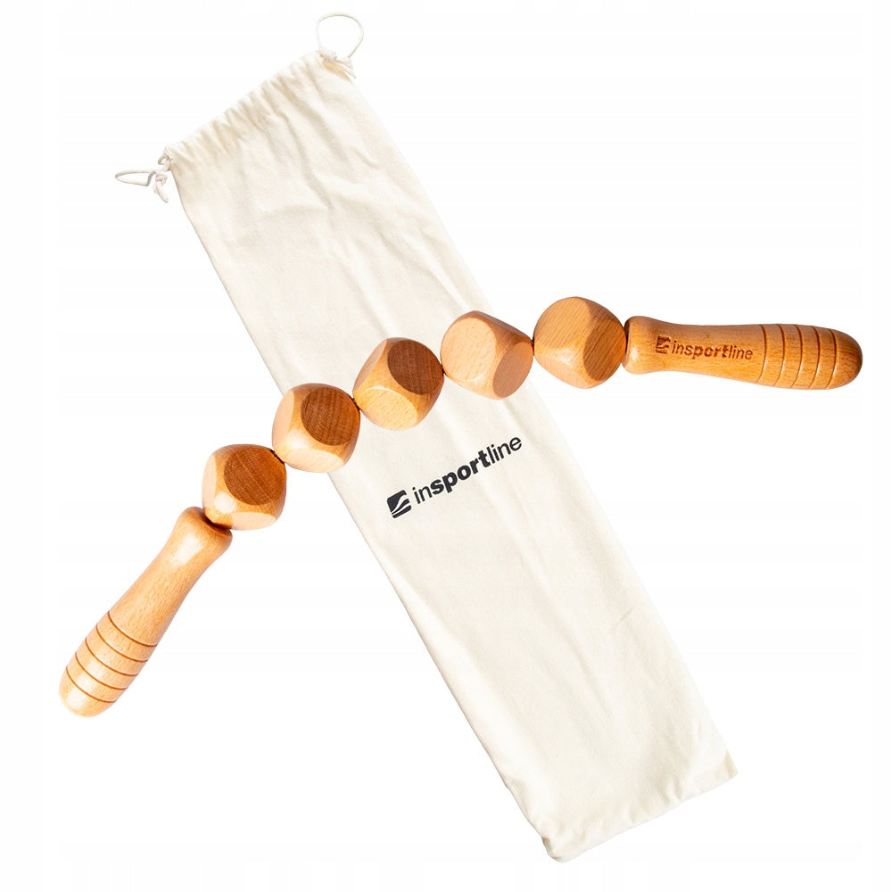 CZECH INSPORTLINE HALF-ROUND MASSAGE ROLLER Color brown