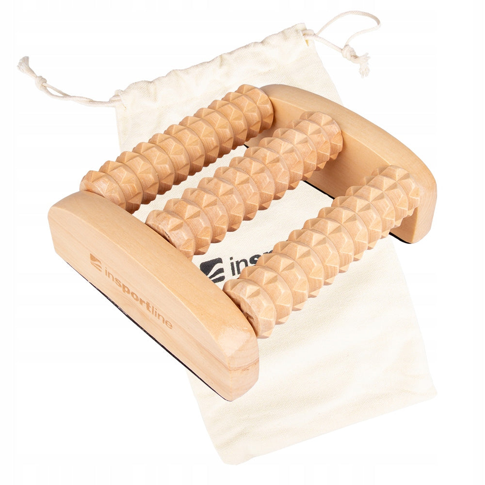CZECH WOODEN INSPORTLINE FOOT MASSAGER Color brown