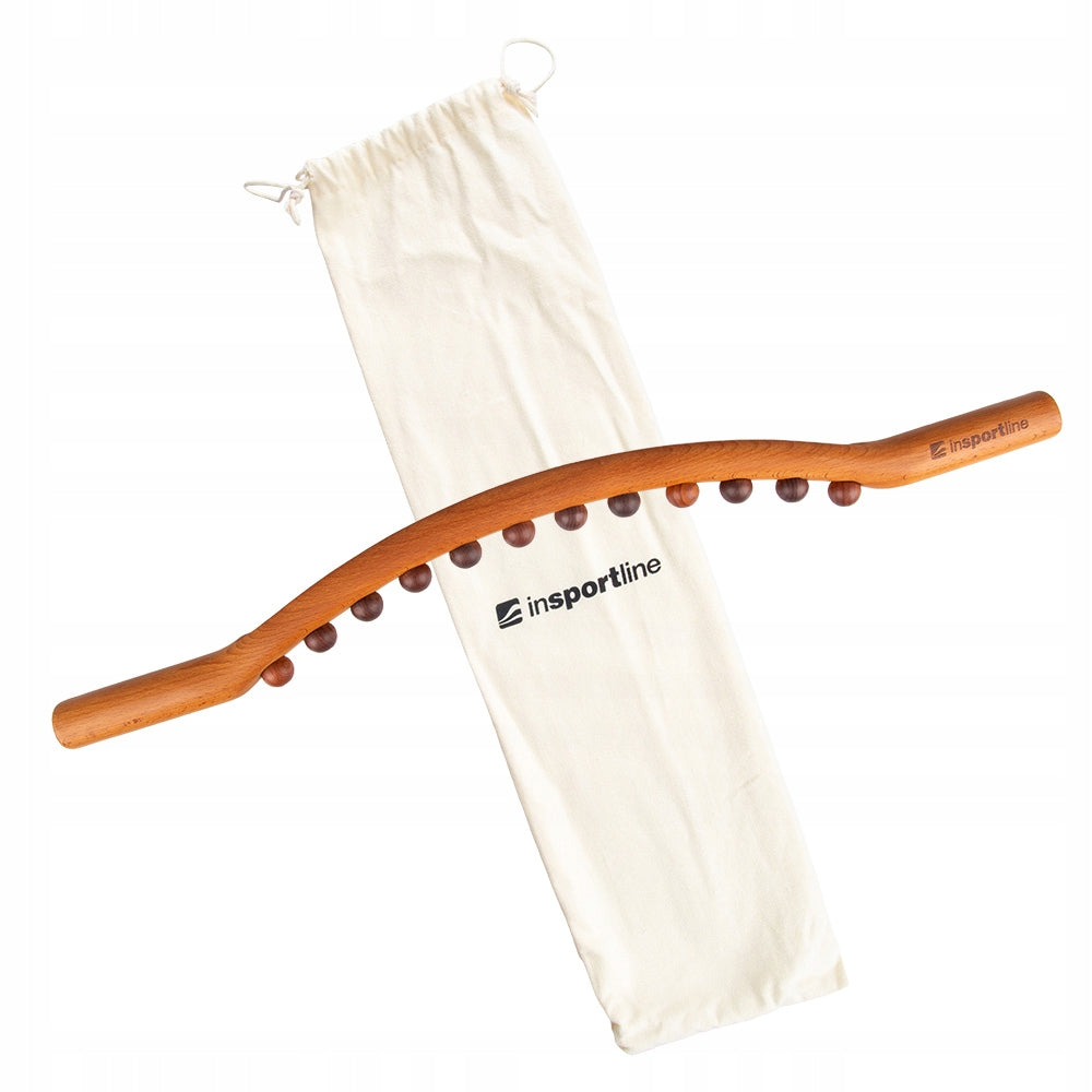 CZECH WOODEN STICK WITH PROJECTIONS FOR MASSAGE JAROSA BAR inSPORTline 300