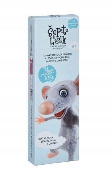 CZMYSZKA AND RADEUSZ Sonic toothbrush pink MOUSE Batteries included yes