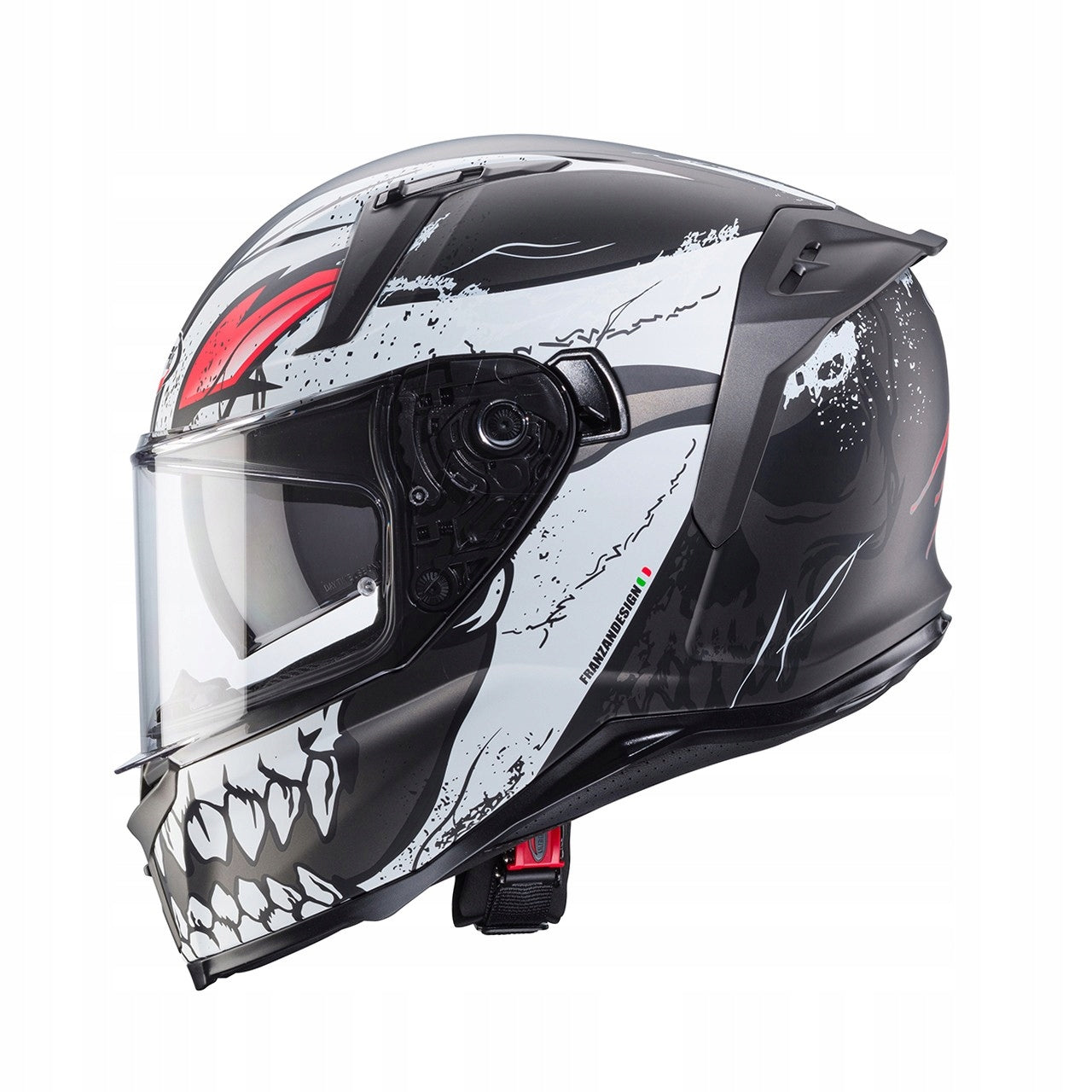 Caberg Avalon X - punk black/white - full-face motorcycle helmet XL