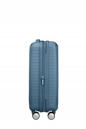 Cabin case American Tourister Soundbox 55/20 TSA EXP - Stone Blue Height 55 cm