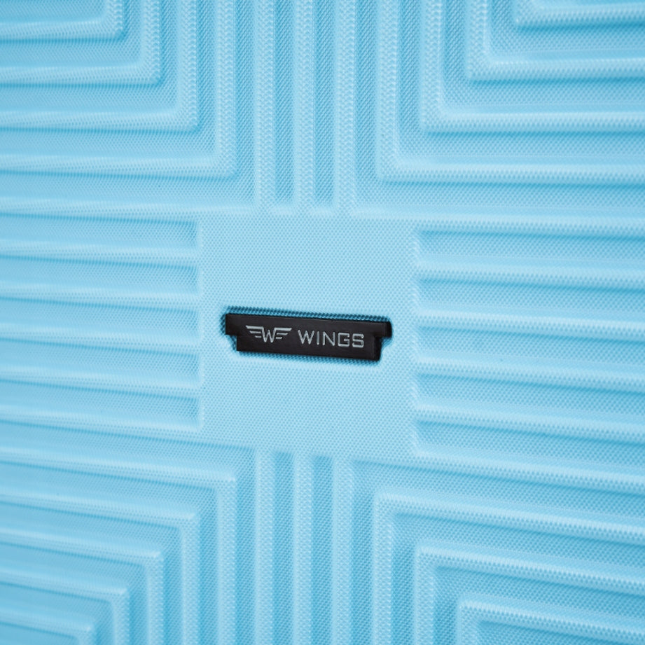 Cabin case small S WINGS 20" EKO polycarbon with recycling roomy 4 wheels Depth (shorter edge) 20 cm