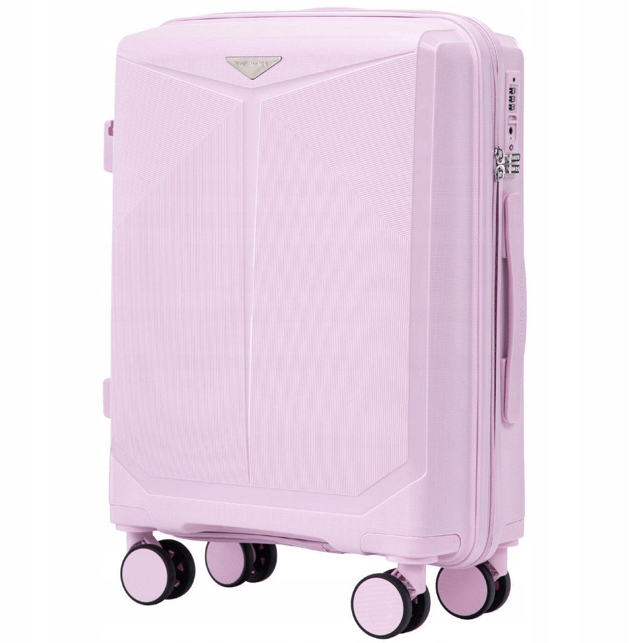 Cabin luggage 55x40x20 cm WINGS small travel suitcase for Ryanair aircraft Manufacturer code CKT02-S-W.PINK