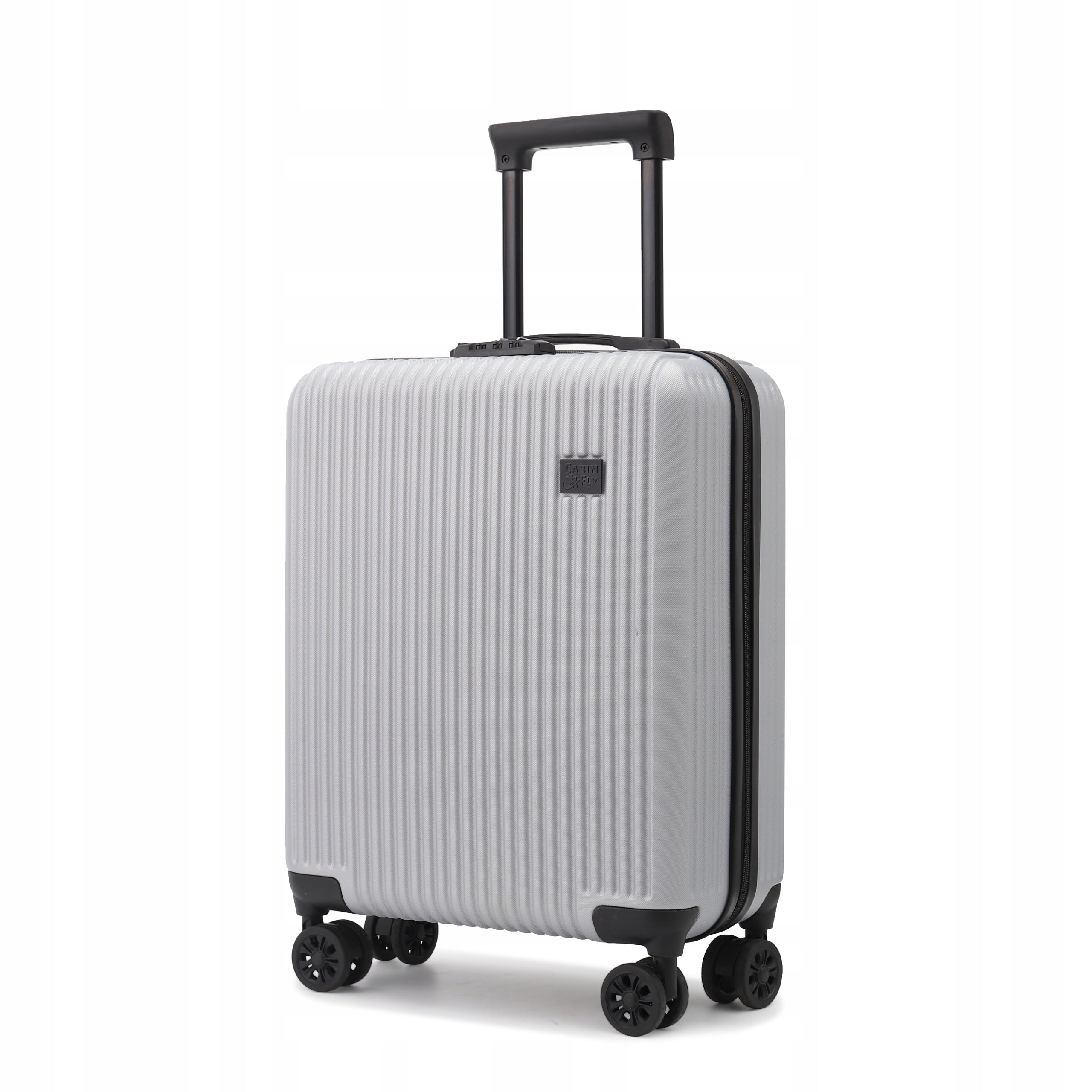 CabinFly Ryanair Suitcase 55 x 40 x 20 cm Hand Luggage 40 L ABS Gray Bag