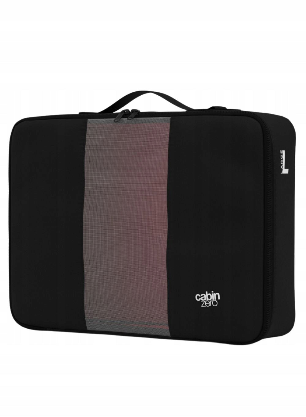 CabinZero Lux Packing Cube Large 11.5L Absolute Black Clothing Organizer Color black