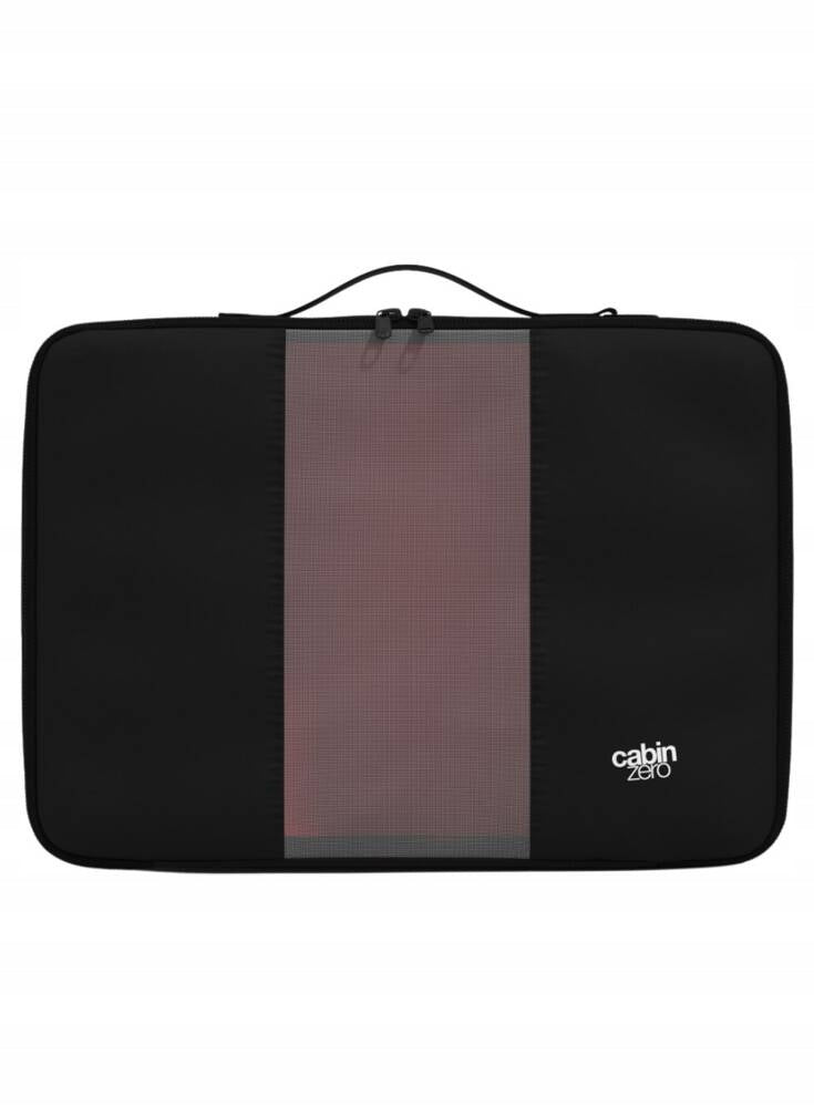 CabinZero Lux Packing Cube Large 11.5L Absolute Black Clothing Organizer