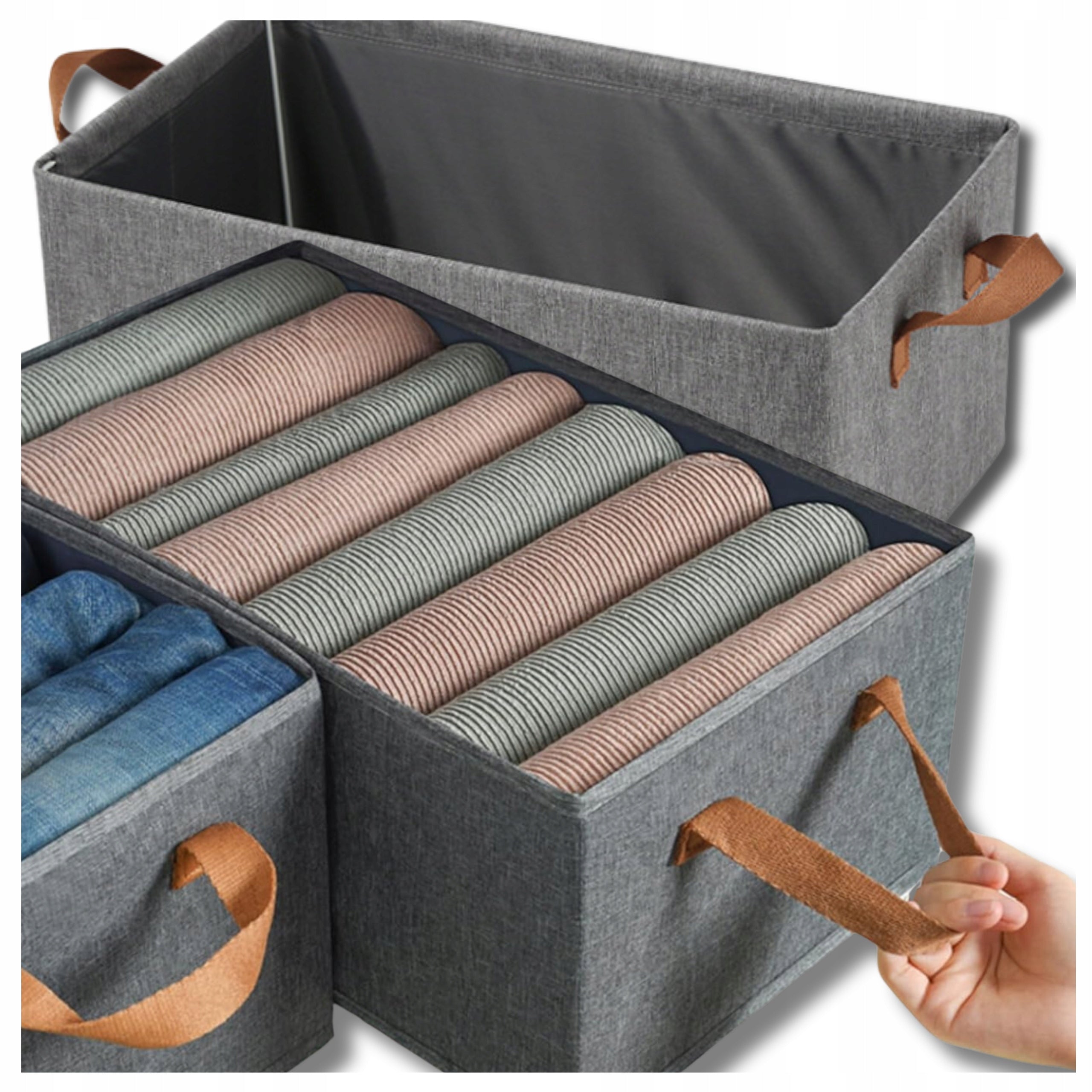 Cabinet Drawer Organizer Clothes Container Underwear Storage Manufacturer code Wkład do szafki szuflady na ubrania bieliznę