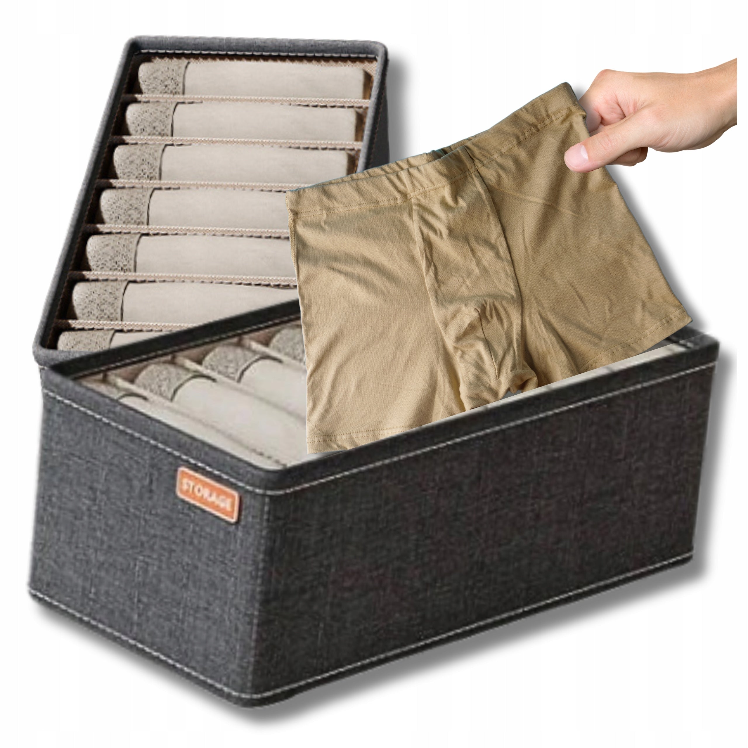 Cabinet Drawer Organizer Storage Container for Clothes Underwear