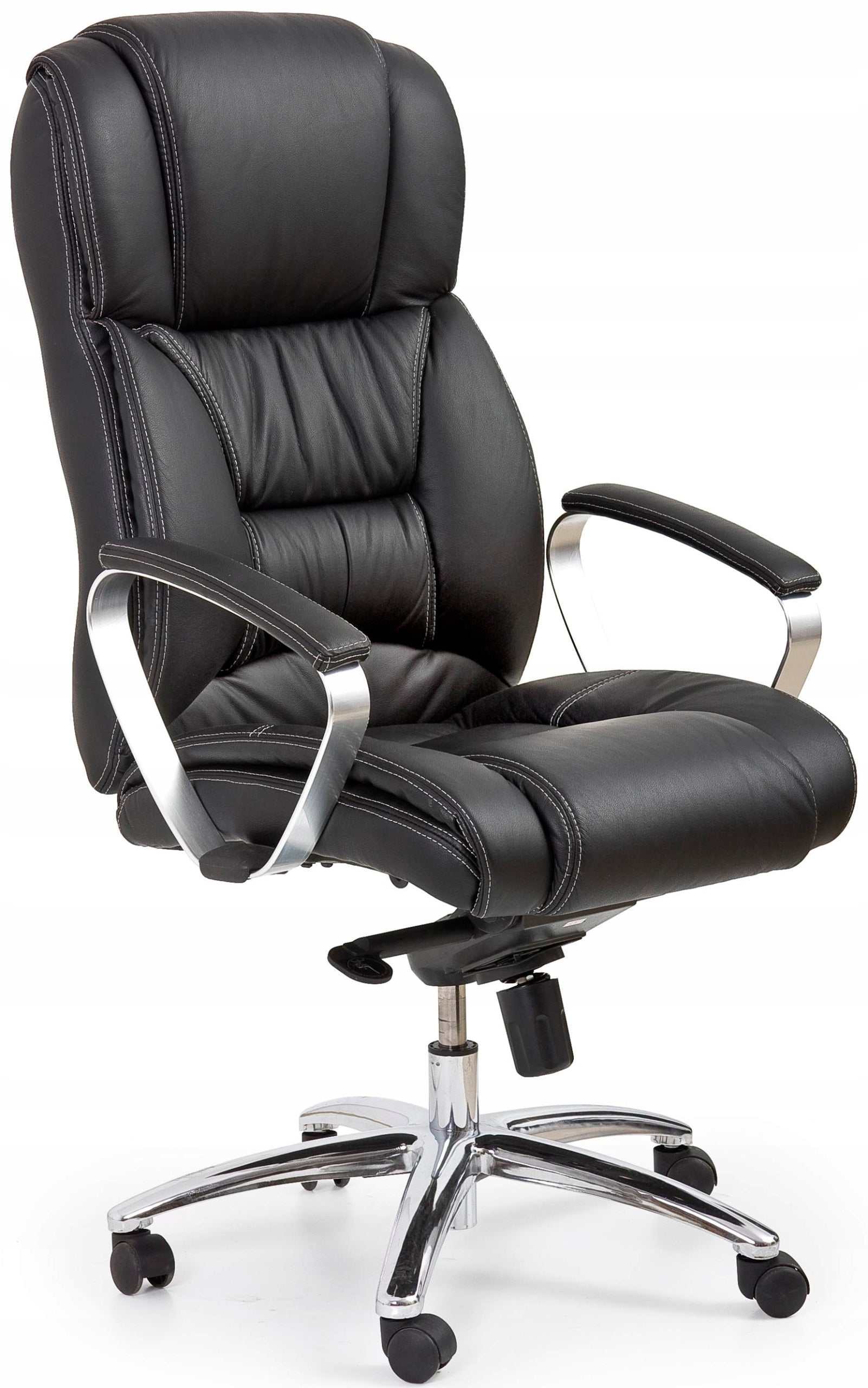 Cabinet chair FOSTER swivel black leather office adjustable Packaging status original