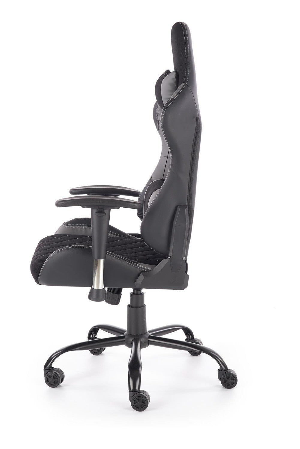 Cabinet chair Halmar, Drake, black-ash Furniture depth 62 cm